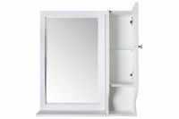 Зеркало ASB-Woodline Гранда 60 11483 Белое с патиной Серебро — фото 4, Мебель для ванной