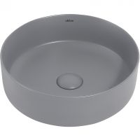 Раковина-чаша Abber Bequem 36 AC2108MG Серая матовая — фото 1, Раковины накладные
