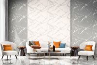 Обои Fipar Gold R 23633 Винил на флизелине (1,06*10,05) Серый/Серебряный/Белый, Мрамор — фото 5, Обои для стен