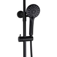 Товар: Душевая система Kaiser Nove 06177-2 с термостатом Черная матовая - фото 3 Душевая система Kaiser Nove 06177-2 с термостатом Черная матовая — фото 3, Душевое оборудование. Душевая программа