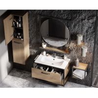 Полка Aquaton Лофт Фабрик 34 1A242703LTDY0 Дуб кантри — фото 4, Полки