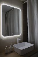 Зеркало Silver Mirrors Стив 69 ФР-00001480 с подсветкой с сенсорным выключателем и диммером — фото 4, Зеркала в ванную комнату