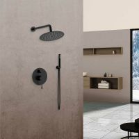 Товар: Душевая система Vincea Desire VSFW-1D1MB Черная матовая - фото 3 Душевая система Vincea Desire VSFW-1D1MB Черная матовая — фото 3, Встраиваемые душевые комплекты