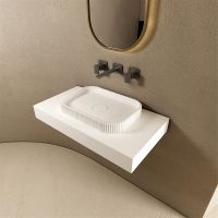 Раковина-чаша Abber Stein 50 AS2602 Белая — фото 3, Раковины накладные