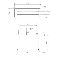 Излив для смесителя Excellent Krotos AREX.8025BL Черный — фото 4, Комплектующие для душевого оборудования