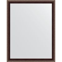 Зеркало Evoform Definite 93x73 BY 3647 в багетной раме - Махагон с орнаментом 50 мм — фото 1, Мебель для ванной