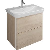 Тумба с раковиной Burgbad Iveo 80 SFEN080F2747G0161C0001*1 подвесная Кашемировый дуб — фото 1, Мебель для ванной