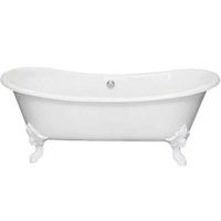 Чугунная ванна Elegansa Nadia 180x80 ножки Белые — фото 1, Ванны