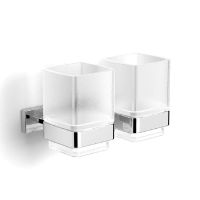 Стакан для зубных щеток Langberger Alster 11919A двойной Хром — фото 1, Стаканы для зубных щеток