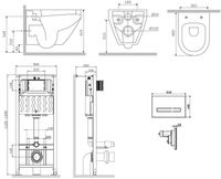 Товар: Комплект унитаза с инсталляцией AM.PM Spirit V2.0 FlashClean IS450A38.701700 с сиденьем Микролифт и Черной клавишей смыва - фото 9 Комплект унитаза с инсталляцией AM.PM Spirit V2.0 FlashClean IS450A38.701700 с сиденьем Микролифт и Черной клавишей смыва — фото 9, Комплекты унитаз + инсталляция