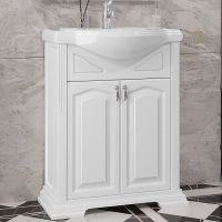 Тумба под раковину Opadiris Риспекто 65 00-00005813 Белая матовая — фото 1, Мебель для ванной