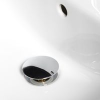 Донный клапан WellWant WWS01110M click-clack Хром — фото 2, Донные клапаны