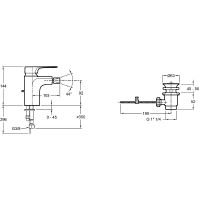 Товар: Смеситель для биде Jacob Delafon Aleo+ E72316-CP Хром - фото 3 Смеситель для биде Jacob Delafon Aleo+ E72316-CP Хром — фото 3, Смесители для биде