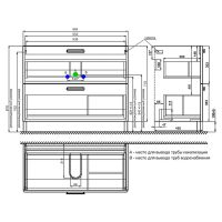 Товар: Тумба с раковиной Iddis Brick 100 BRI10WFi95K Белая - фото 10 Тумба с раковиной Iddis Brick 100 BRI10WFi95K Белая — фото 10, Мебель для ванной