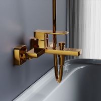 Смеситель для ванны Damixa Gala 531000600 Золото — фото 3, Смесители