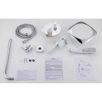 Товар: Душевая система Gappo G7148-8 Белый Хром - фото 12 Душевая система Gappo G7148-8 Белый Хром — фото 12, Встраиваемые душевые комплекты