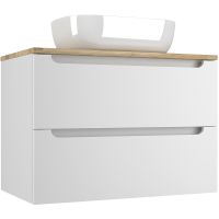 Тумба под раковину Style Line Бали 80 ЛС-00002339 подвесная Белый софт — фото 1, Мебель для ванной