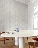 Обои Grandeco Cumaru CU 3204 Винил на флизелине (0,53*10,05) Серый, Листья — фото 3, Обои для стен