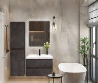 Шкаф пенал Cezares Molveno 40 подвесной Ossido арт-MOLVENO-1600-2A-SC-OSS — фото 8, Пеналы для ванной комнаты