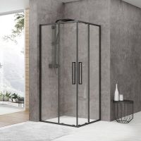 Товар: Душевой уголок Black&White Stellar Wind S872 100х100 8721010 профиль Черный стекло прозрачное - фото 5 Душевой уголок Black&White Stellar Wind S872 100х100 8721010 профиль Черный стекло прозрачное — фото 5, Душевые уголки