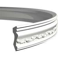 Карниз гибкий Европласт 1.50.192 2000x70x40 мм — фото 1, Карнизы