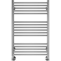 Водяной полотенцесушитель Terminus Аврора П16 500х800 4670078529312 Хром, нижнее подключение, G 1/2" ВР, с угловым соединением — фото 2, Водяные полотенцесушители