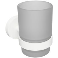 Стакан для зубных щеток Bemeta White 104110014 Белый матовый — фото 1, Мыльницы