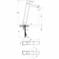 Смеситель для раковины Ravak 10° TD 015.00 X070091 Хром — фото 8, Смесители