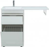 Тумба под раковину Aquanet Токио 120 239290 Белая — фото 3, Мебель для ванной