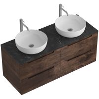 Тумба под раковину BelBagno Etna 120 ETNA-1200-4C-SO-2-RW подвесная Rovere Moro — фото 12, Тумбы под раковину