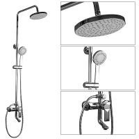 Товар: Душевая система Frap F2418 Хром - фото 10 Душевая система Frap F2418 Хром — фото 10, Душевые стойки