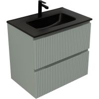 Тумба под раковину Aquanet Джейн 70 335433 подвесная Мисти грин — фото 6, Тумбы под раковину