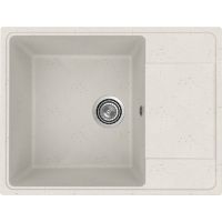 Кухонная мойка Ulgran Practik PR-M 650-001 Белый камень — фото 1, Кухонные мойки