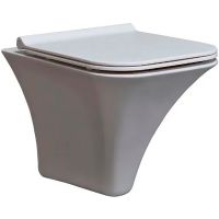 Унитаз beWash Ladoga 54303201 подвесной Белый глянец с сиденьем Микролифт — фото 1, Унитазы