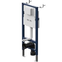 Комплект унитаза с инсталляцией AM.PM Sense FlashClean IS90251.741701 с сиденьем Микролифт и клавишей смыва Хром глянцевый — фото 12, Комплекты унитаз + инсталляция