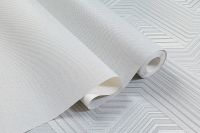 Обои Артекс Каскад 10907-03 Винил на флизелине (1,06*10,05) Серый, Однотонный/Рогожка — фото 6, Обои для стен