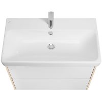 Товар: Тумба под раковину Aquaton Сканди 80 1A283001SDB20 подвесная Белый глянец Дуб верона - фото 2 Тумба под раковину Aquaton Сканди 80 1A283001SDB20 подвесная Белый глянец Дуб верона — фото 2, Мебель для ванной