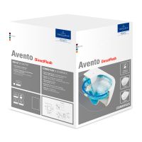 Унитаз Villeroy&Boch Avento 5656HRR1 подвесной с сиденьем Микролифт — фото 18, Подвесные унитазы