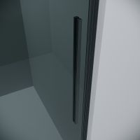 Душевая дверь Grossman Galaxy 110 100.K33.01.110.42.10 профиль Графит сатин стекло тонированное — фото 4, Душевые двери в нишу