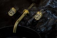 Товар: Смеситель для раковины Boheme Elegante 152-2-MG-EL Золото матовое - фото 3 Смеситель для раковины Boheme Elegante 152-2-MG-EL Золото матовое — фото 3, Смесители