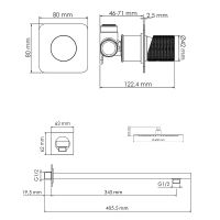 Товар: Душевая система WasserKRAFT Mosel A4651.090.117 Хром - фото 7 Душевая система WasserKRAFT Mosel A4651.090.117 Хром — фото 7, Встраиваемые душевые комплекты