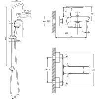 Товар: Душевая система Orange Merci M13-944cr Хром - фото 20 Душевая система Orange Merci M13-944cr Хром — фото 20, Душевое оборудование. Душевая программа
