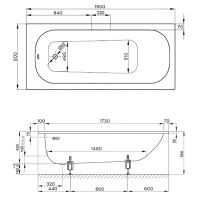 Товар: Стальная ванна Bette Form 190x80 2951-000 AD PLUS AR с шумоизоляцией, антискользящим и антигрязевым покрытием - фото 4 Стальная ванна Bette Form 190x80 2951-000 AD PLUS AR с шумоизоляцией, антискользящим и антигрязевым покрытием — фото 4, Ванны