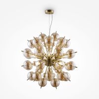 Товар: Подвесной светильник Maytoni Modern Bolla MOD133PL-08BS Янтарный Латунь - фото 2 Подвесной светильник Maytoni Modern Bolla MOD133PL-08BS Янтарный Латунь — фото 2, Подвесные светильники