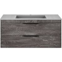 Товар: Тумба под раковину Vincea Chiara 2D 100 подвесная G.Stone арт-VMC-2C2100GS - фото 3 Тумба под раковину Vincea Chiara 2D 100 подвесная G.Stone арт-VMC-2C2100GS — фото 3, Тумбы под раковину