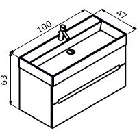 Товар: Тумба с раковиной Orka Malta 100 5001480 подвесная Кашемировая матовая - фото 6 Тумба с раковиной Orka Malta 100 5001480 подвесная Кашемировая матовая — фото 6, Мебель для ванной