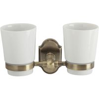 Стакан для зубных щеток Veragio Stanford VR.STD-7742.BR двойной Бронза — фото 1, Стаканы для зубных щеток