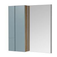 Подвесной шкаф Aquaton Мишель 43 1A244203MIX30 Дуб рустикальный Фьорд — фото 3, Шкафы для ванной