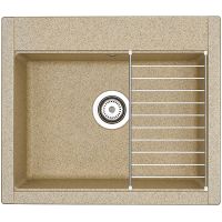 Кухонная мойка Aquaton Делия 60 1A715232LD220 Песочный — фото 2, Кухонные мойки