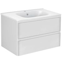 Тумба под раковину Vincea Vico VMC-2V800GW подвесная G.White — фото 1, Тумбы под раковину